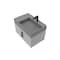 Castello Usa Amazon 30-inch Gray Right Vanity Set with Gray Top and Black Handles CB-MC-30G-BL-2056R-GR - alternate 1